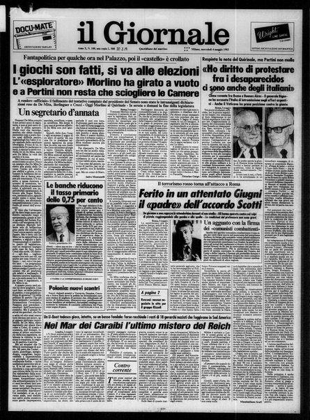 Il giornale : quotidiano del mattino